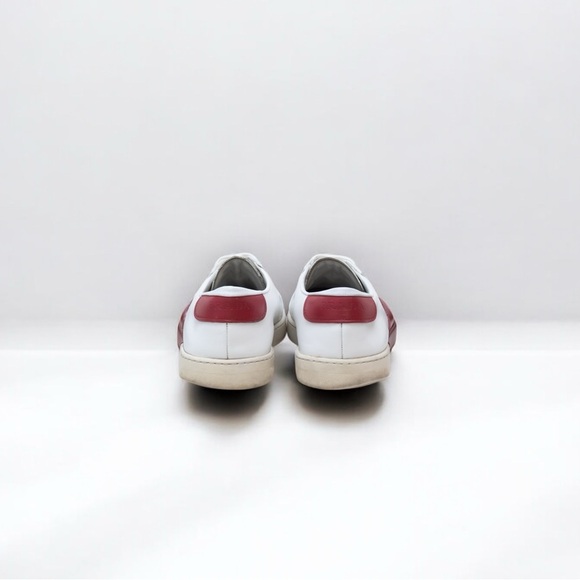 AUTHENTIC PRADA AVENUE‎ SNEAKERS SHOES WHITE + RED SIZE US 7; EU 40 - Picture 6 of 10